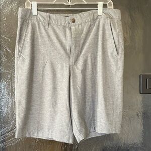 Men's Gray George Striped Shorts